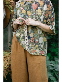 I Dream in Flowers Tee Luxe Bamboo Tunic Shirt