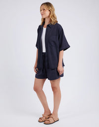 Bliss Washed Shirt Navy