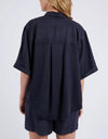 Bliss Washed Shirt Navy