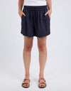 Bliss Washed Shorts Navy