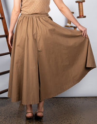 Bumper Skirt Tan Washed