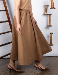 Bumper Skirt Tan Washed
