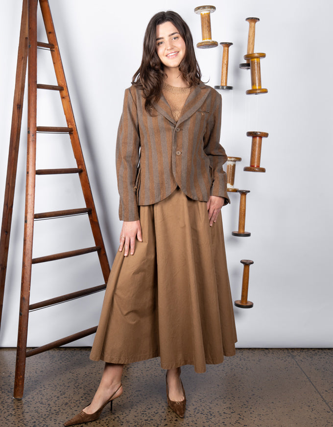 Bumper Skirt Tan Washed
