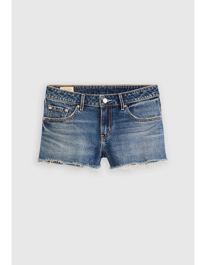 Low Denim Shorts - Free Lunch