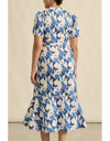 Cable Dress Azure Bouquet
