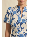 Cable Dress Azure Bouquet