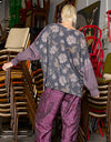 Calla Reversible Knit Pink/Snake Sleeve