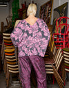 Calla Reversible Knit Pink/Snake Sleeve