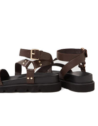 CAPLAN Sandals Choc/Black