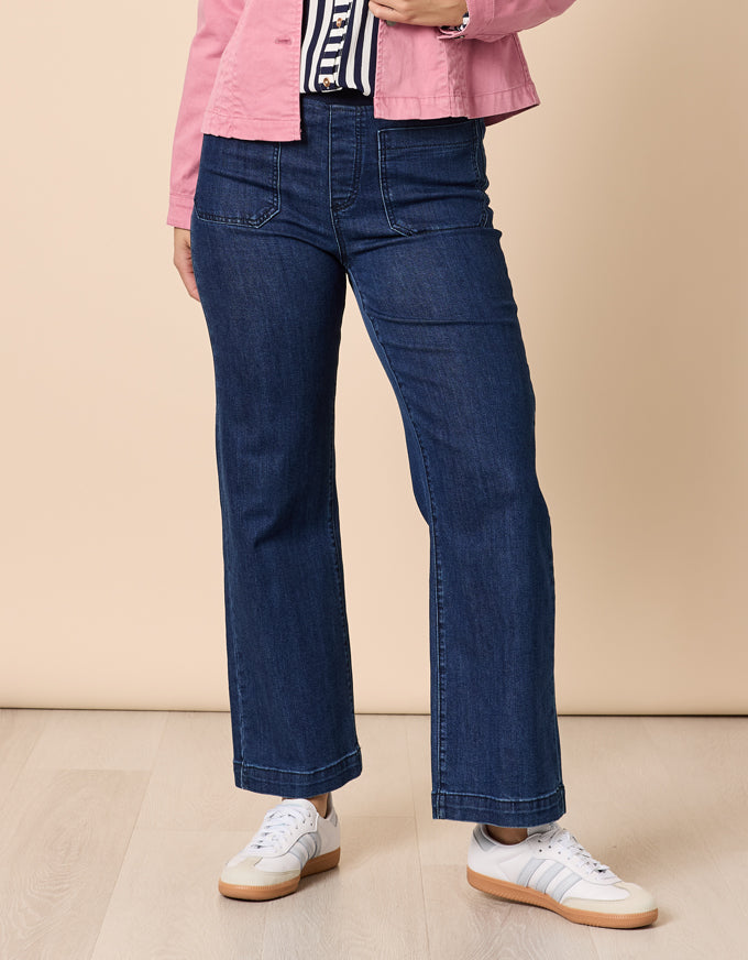 Carpenter Stretch Leg Jean Dark Denim