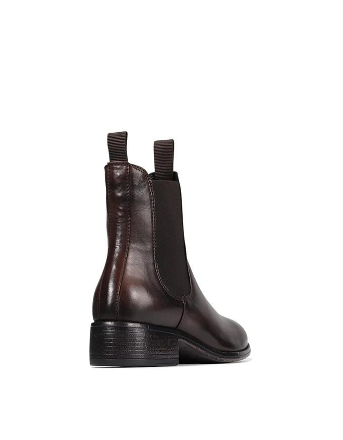 Celina Leather Boot Chestnut