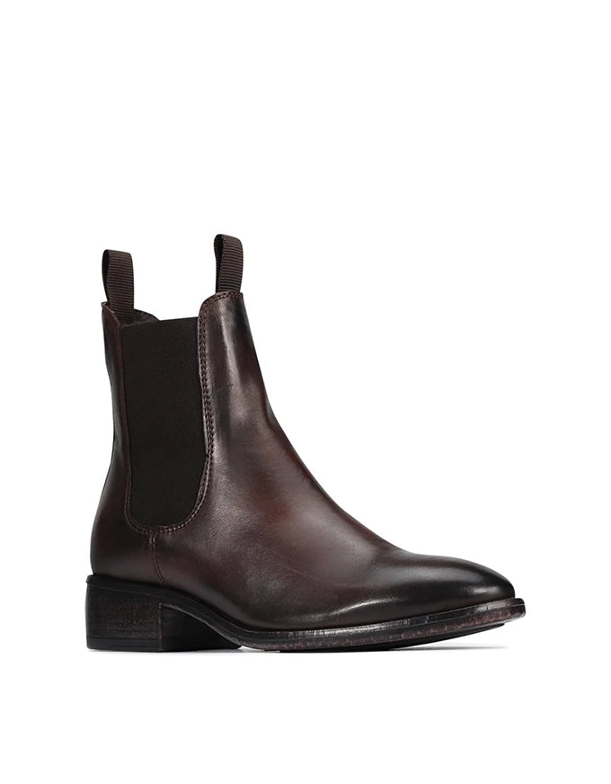 Celina Leather Boot Chestnut
