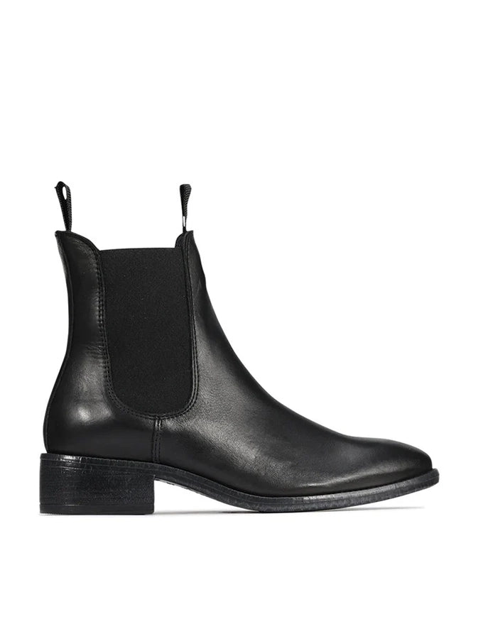 Celina Leather Boot Black