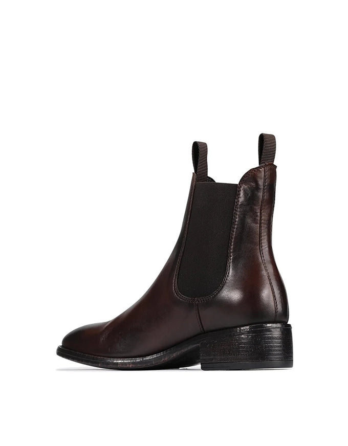 Celina Leather Boot Chestnut