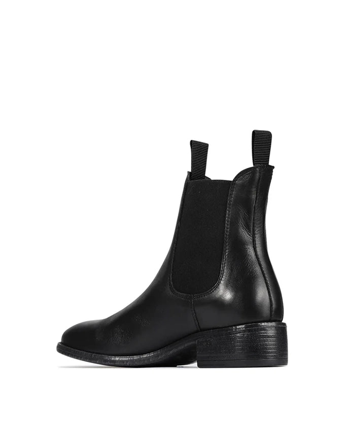 Celina Leather Boot Black