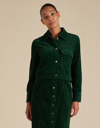 Charlie Cord Jacket Forest