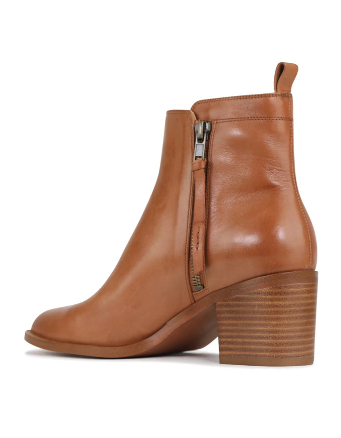 Ciara Ankle Boots Brandy Leather
