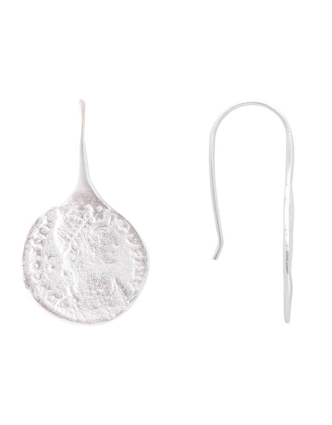 Silver Ancient Coin Hooks