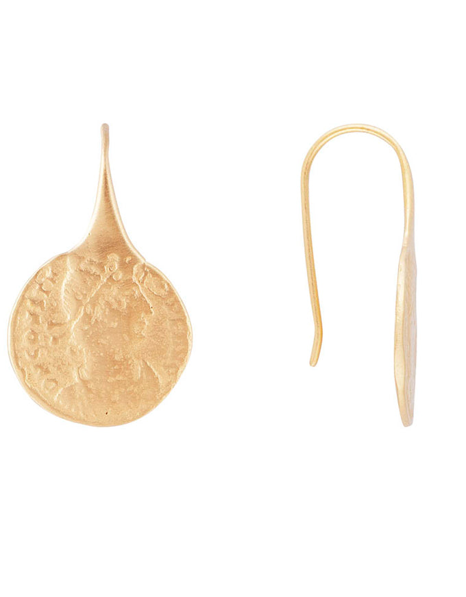 Gold Ancient Coin Hooks