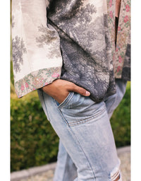 Still I Rise Cropped Bamboo Kimono