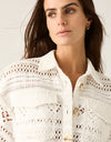 Daniela Textured Shirt White