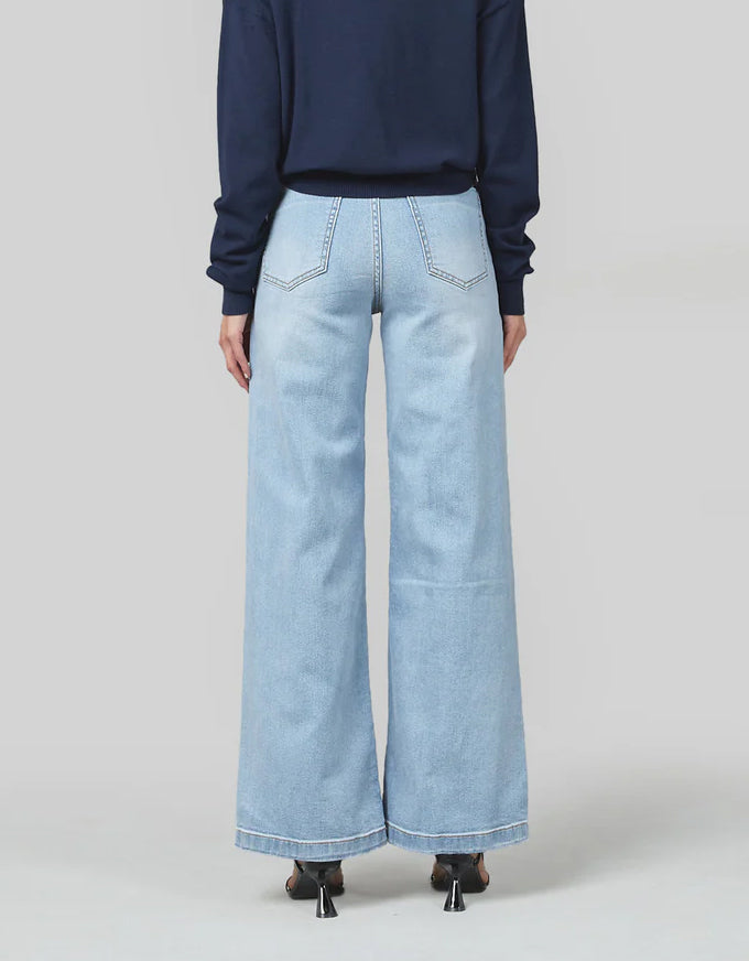 Jodi Wide Leg Jeans Sunbleach