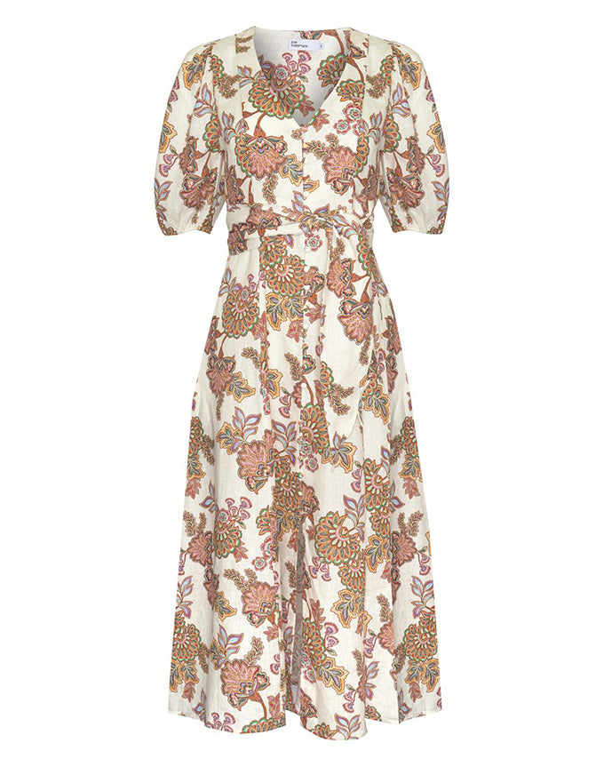 Ebb Dress K'gari Cream