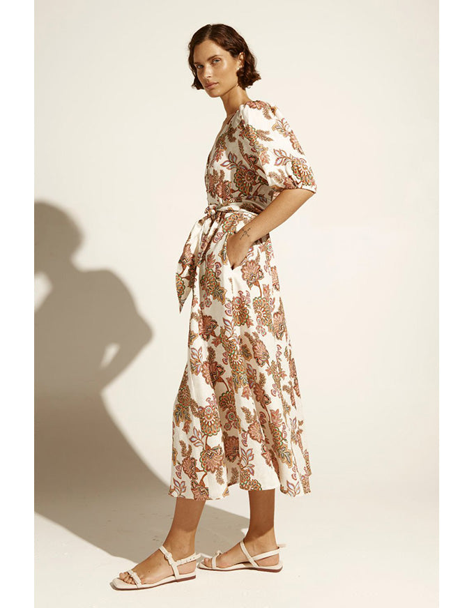 Ebb Dress K'gari Cream