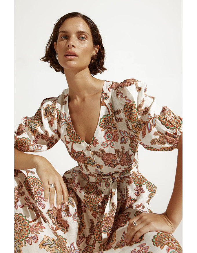 Ebb Dress K'gari Cream