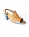 Edwina Heels Tan Leather