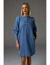 Elocution Dress Light Washed Denim