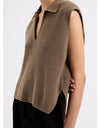 Enes Knit Vest Chestnut