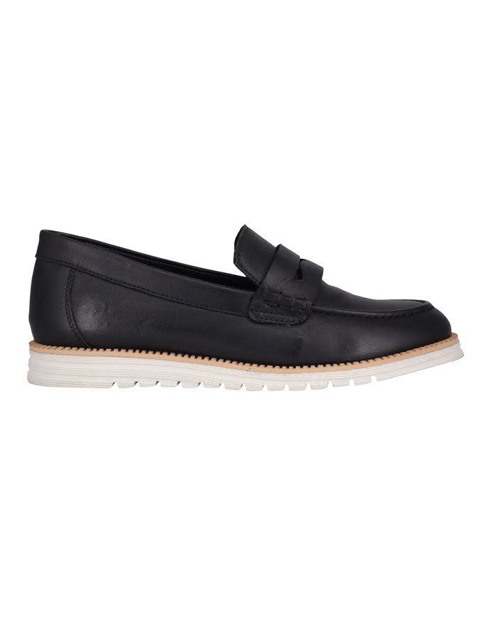 evelyn loafers black