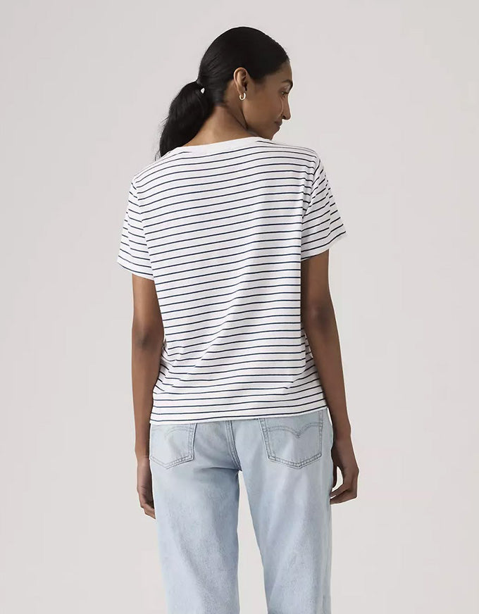 Favourite V-Neck Golf Course Stripe Tee