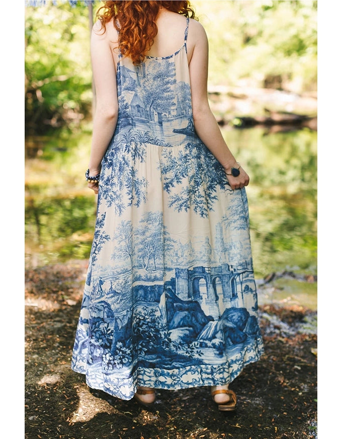 Let The Light In Pixie Long Bamboo Slip Dress