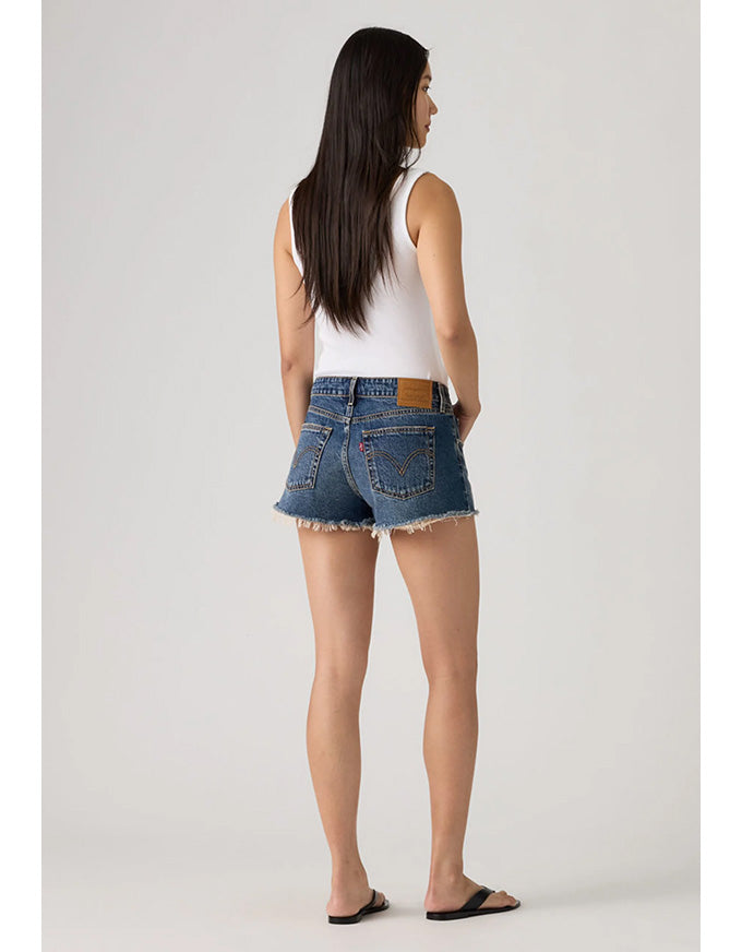 Low Denim Shorts - Free Lunch