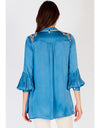 Faja Shirt Blue with Jewels