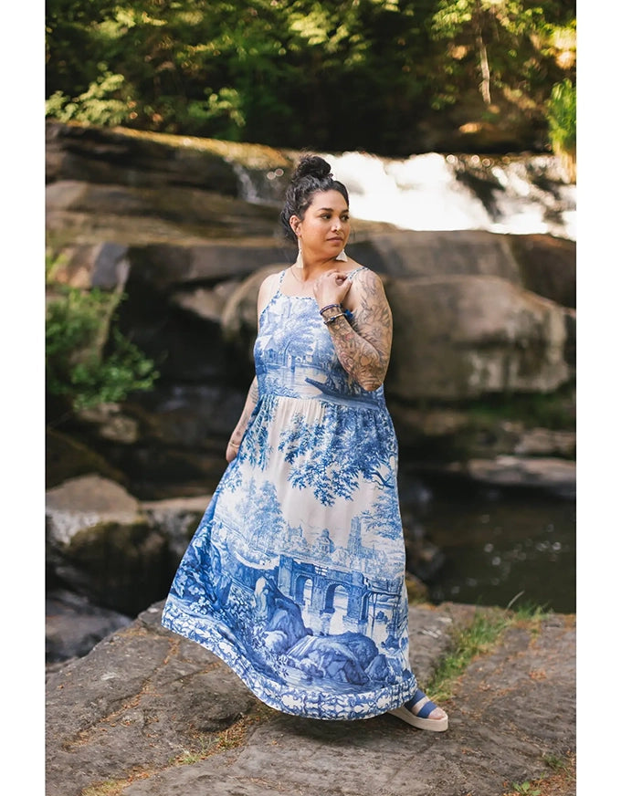 Let The Light In Pixie Long Bamboo Slip Dress