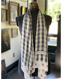 Happy Days Gingham Bamboo Scarf
