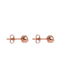Floret Rose Gold Knot Stud Earring