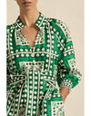 Flourish Dress - Parrot Scarf