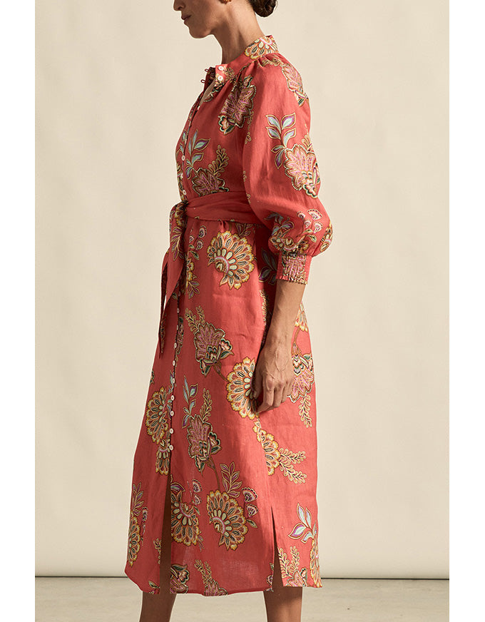 Flourish Dress - Kgari Melon