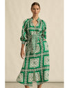 Flourish Dress - Parrot Scarf