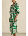 Flourish Dress - Parrot Scarf