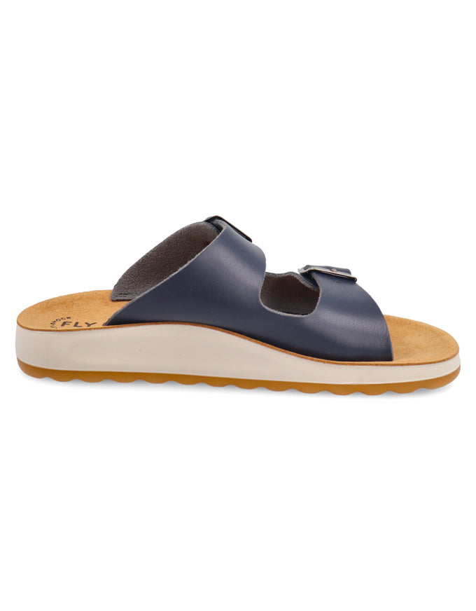 Fly Flot Slides Navy - Made in Italy