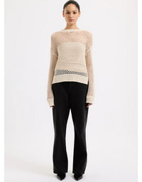 Garcia Crochet Knit Natural