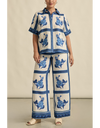 Gesture Pant Azure Collage