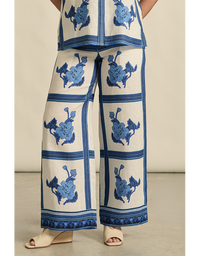 Gesture Pant Azure Collage