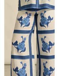 Gesture Pant Azure Collage