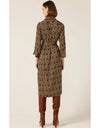 Gino Shirtmaker Dress Black/Tan Geo